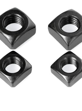 四方螺帽黑色304不锈钢四方螺母方形锁紧薄螺丝帽M4M5M6M8M10M12
