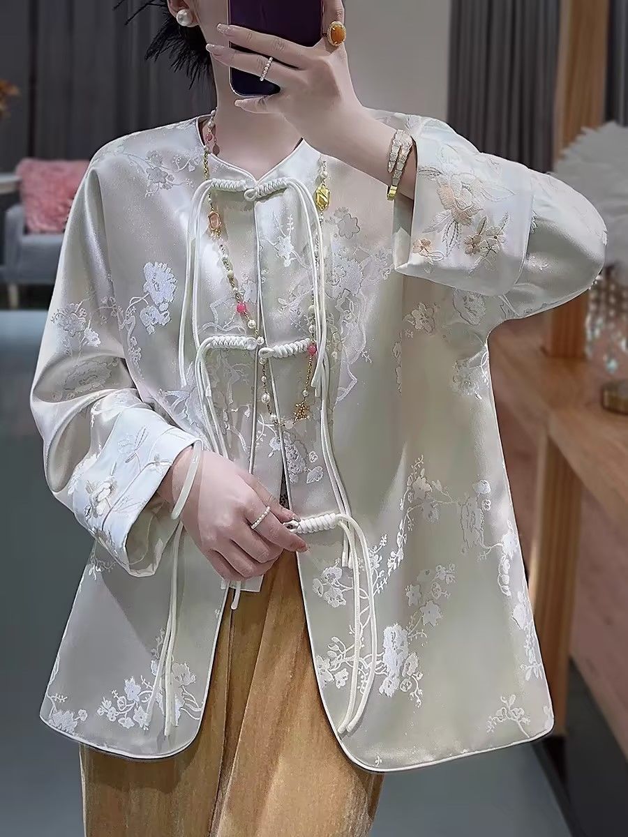 2024复古改良汉服外套女