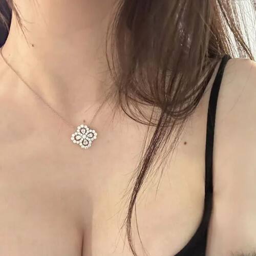 Luxury Banquet Jewelry S925 Sterling Silver Full Zircon