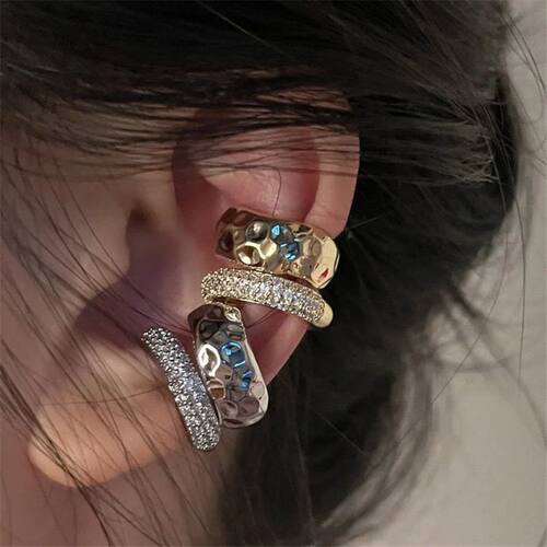 Fashion Exquisite Rhinestone Decor Ear Cuff earring for