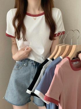 T恤女2022summer women t shirt ladies casual tees blouse tops