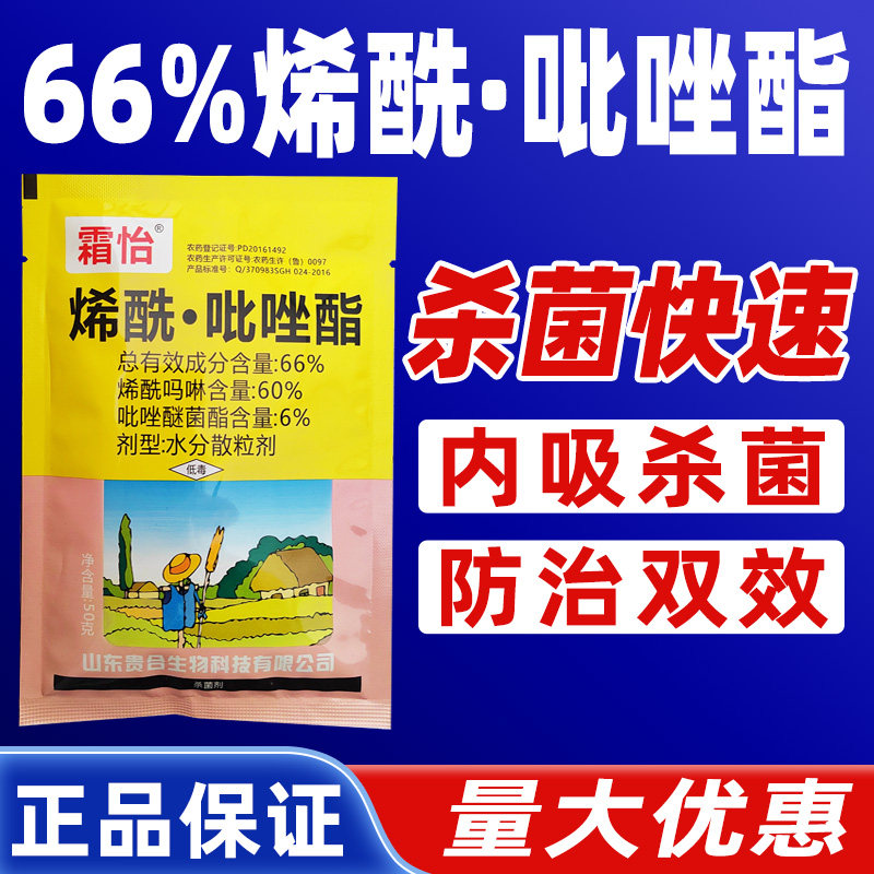 66%烯酰吡唑酯杀菌剂霜霉病专用农药黄瓜霜霉病除菌农药正品霜怡