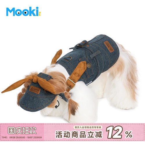 秋天小狗猫咪可爱蝴蝶结牛仔帽子