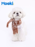 Mookipet Dog Bashs Chaoxia malzis маленькая средняя собака кошка кошка ткацкий шарф милый