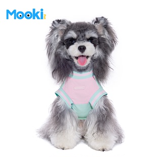 背心比熊雪纳瑞小型犬夏天透气衣服 mookipet宠物猫咪狗狗凉感无袖