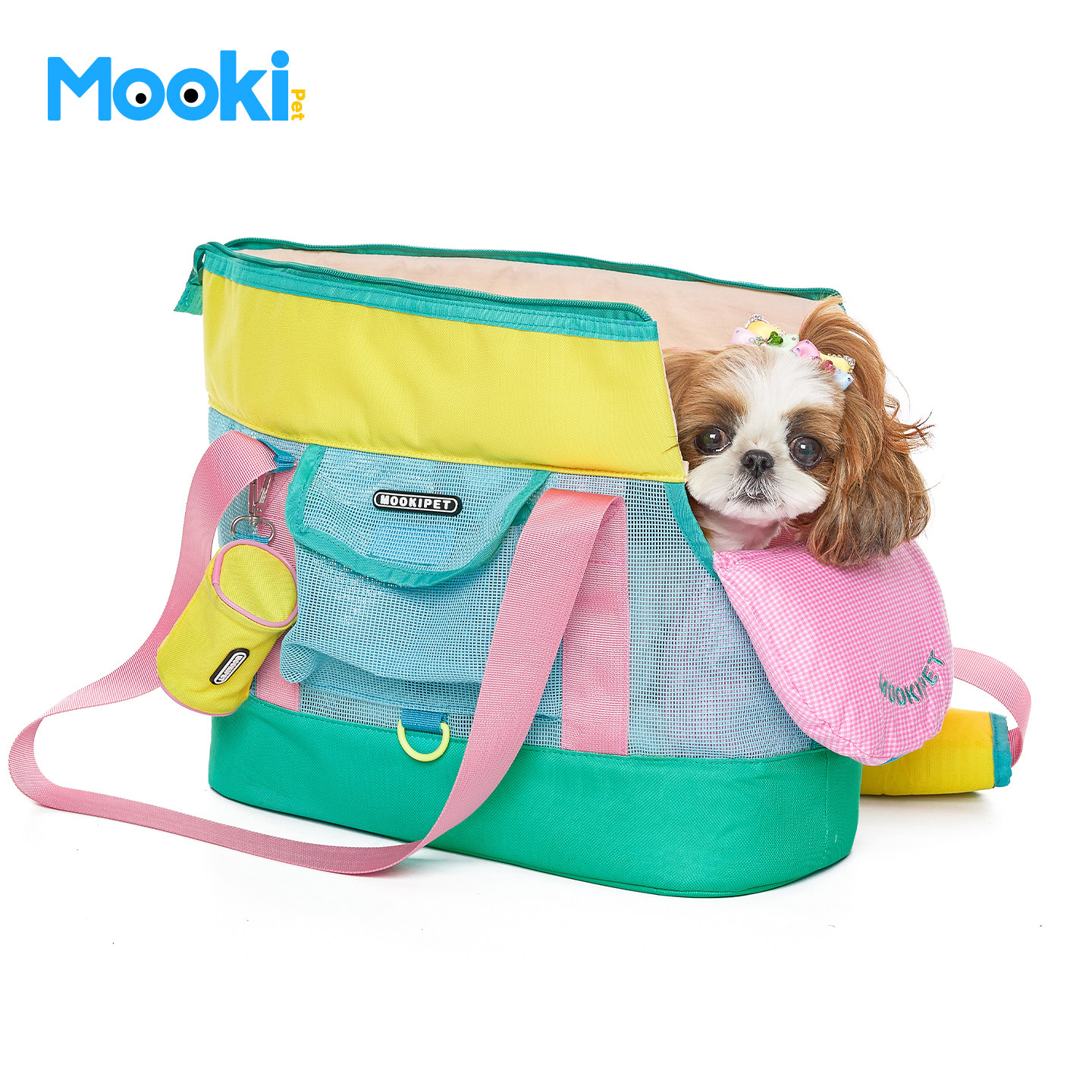 mookipet宠物狗狗夏季外出宠物包小型犬比熊马尔济斯便携猫包狗包