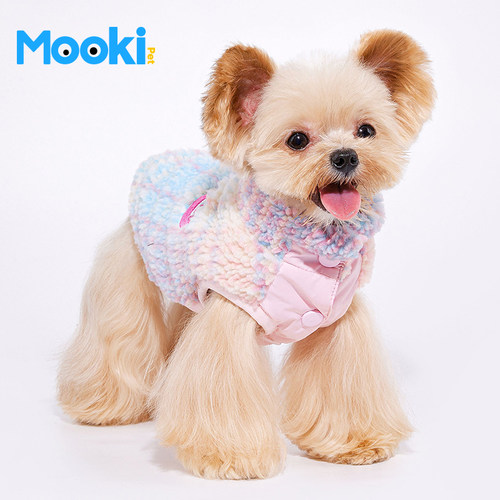 mookipet小狗加厚马甲宠物棉服