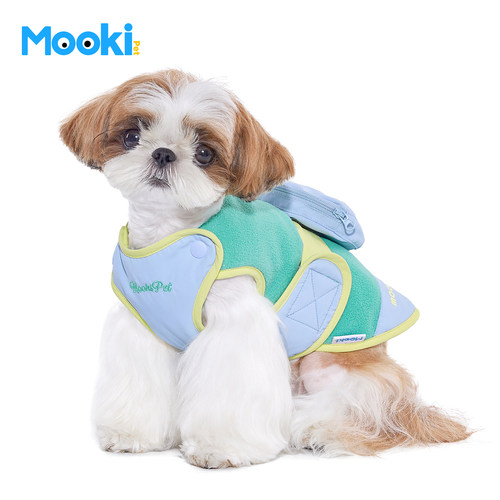 mookipet户外小圆包摇粒绒马甲