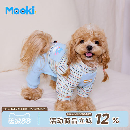 狗狗德绒四脚衣秋季小狗衣服