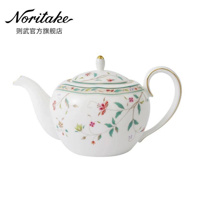 noritake骨瓷欧式唯美小茶壶