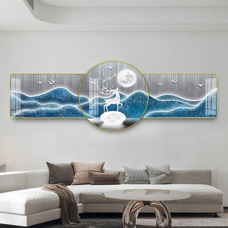 背靠金山客厅装饰画现代挂画
