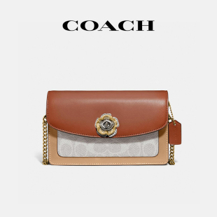 迷你山茶花Parker链条包斜挎包 品牌授权 COACH 蔻驰专柜款