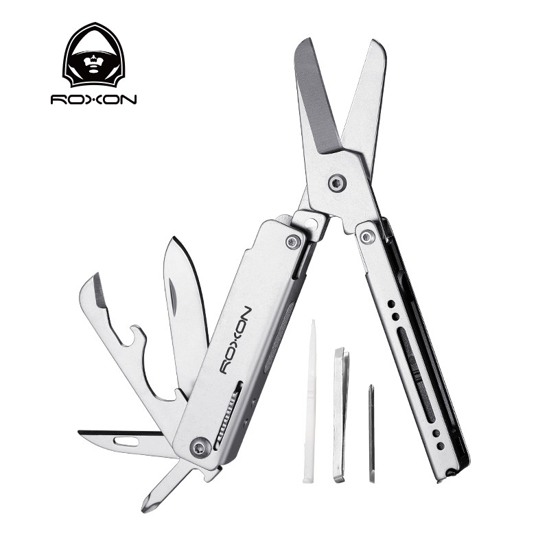 ROXON洛森M3户外学生剪刀多功能便携式随身小工具露营装备