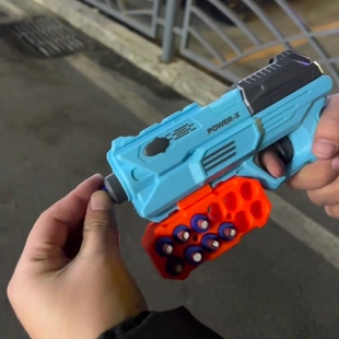 儿童移动打靶射击玩具枪软弹枪射击靶电子靶标靶套装男孩生日礼物