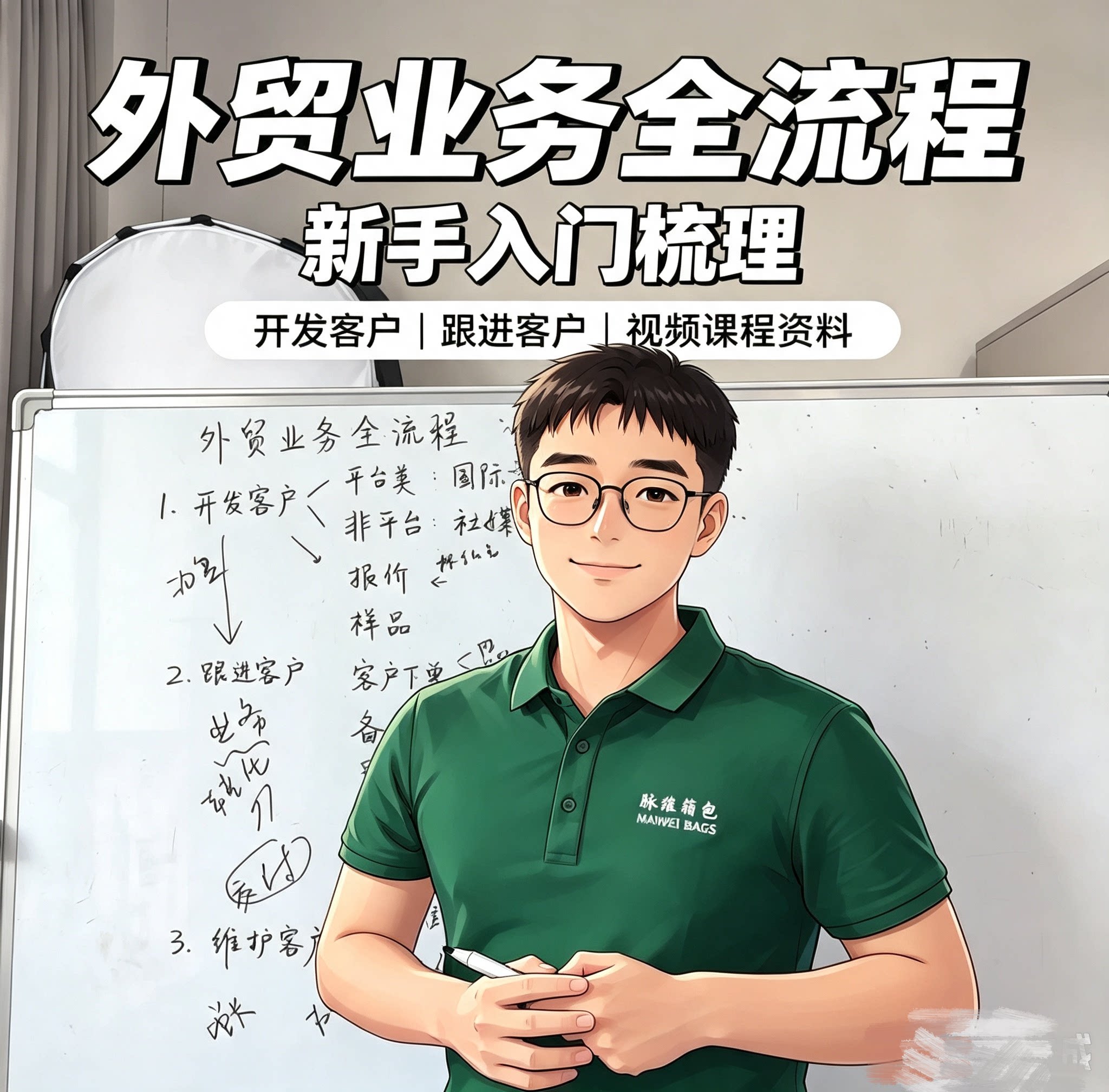 外贸新手全流程实操教程客户开发报价跟单业务进阶职场电子版资料