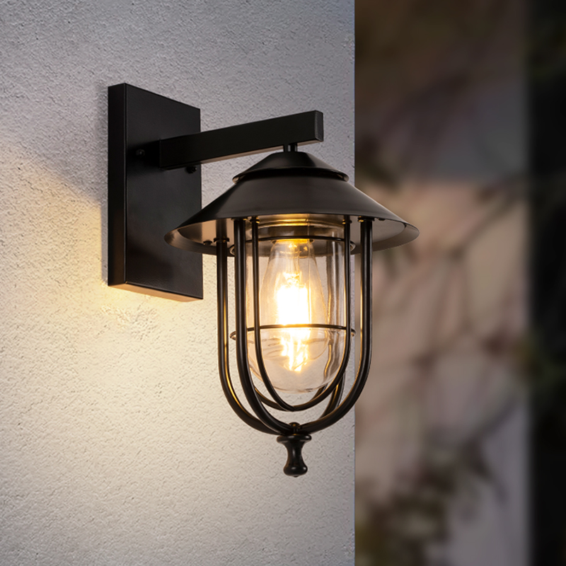 别墅户外壁灯新中式楼梯过道庭院外墙室内阳台覆古户外灯防水