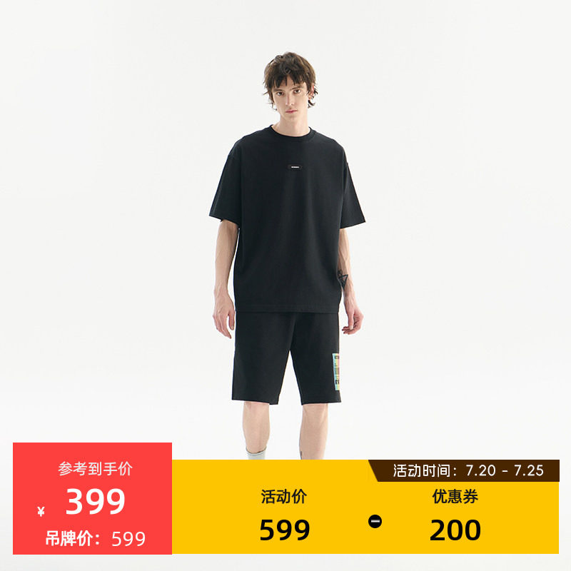 VETEMENTS硅胶logo宽松短袖T恤