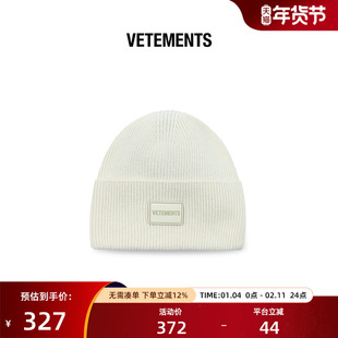 VETEMENTS2025年新款男女同款可调节圆顶毛线帽针织帽子34790003