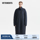 过膝棉大衣63512301 男女同款 VETEMENTS秋冬棉服时尚 潮流百搭长款