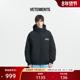 VETEMENTS冬季 新款 棉感生物基纳米皱面料绣花男女羽绒服64710002