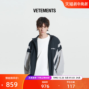 VETEMENTS新款 绣花工艺可调节扣单夹克35315003 可乐印花男女款