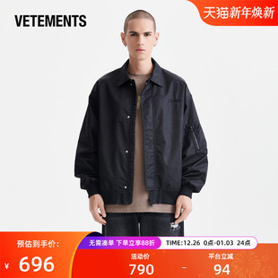 VETEMENTS2025秋冬新款 简约百搭休闲夹克宽松外套潮63515302 时尚