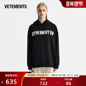VETEMENTS卫衣新品 情侣潮上衣男女宽松休闲连帽卫衣63521001