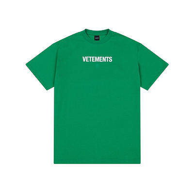 新款短袖VETEMENTS多巴胺配色