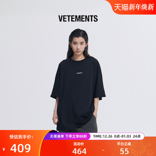 T恤65352007 短袖 VETEMENTS新款 270g100%棉刺绣工艺潮流男女同款