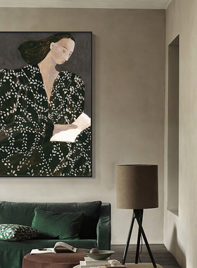 博主推荐瑞典fine little day小众装饰画海报READING*SOFIA LIND