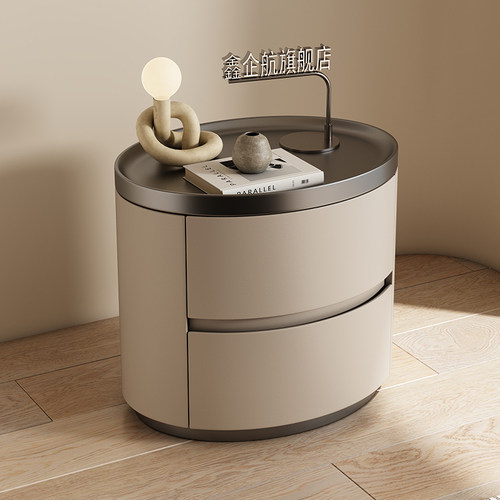 鑫企航大师设计实木轻奢风床头柜