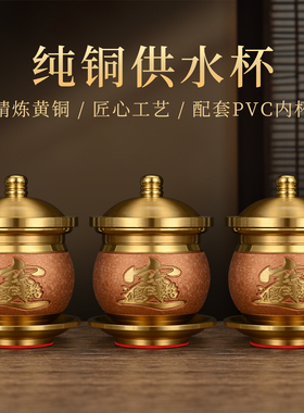 2026新款纯铜圣水杯净水杯
