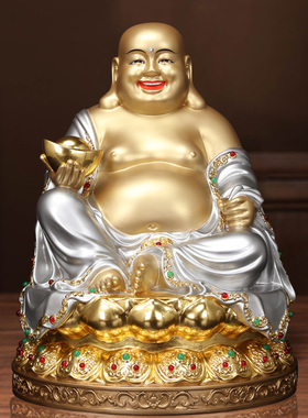 弥勒佛菩萨大肚笑佛纯铜