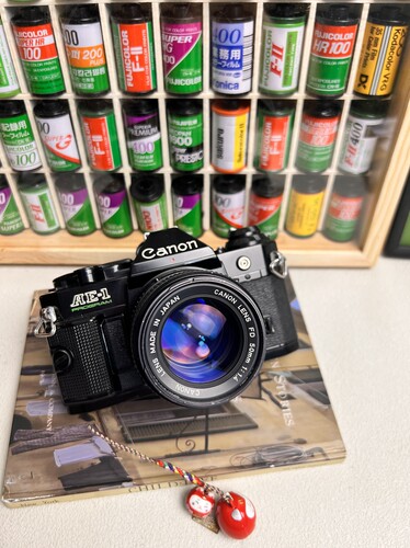 Canon 佳能AE1P单反胶片相机 搭配FD 50mm/f1.4镜头 二手相机