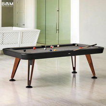 安道尔BVM高端家用台球桌成人美式黑八花式九球实木桌球台标准型
