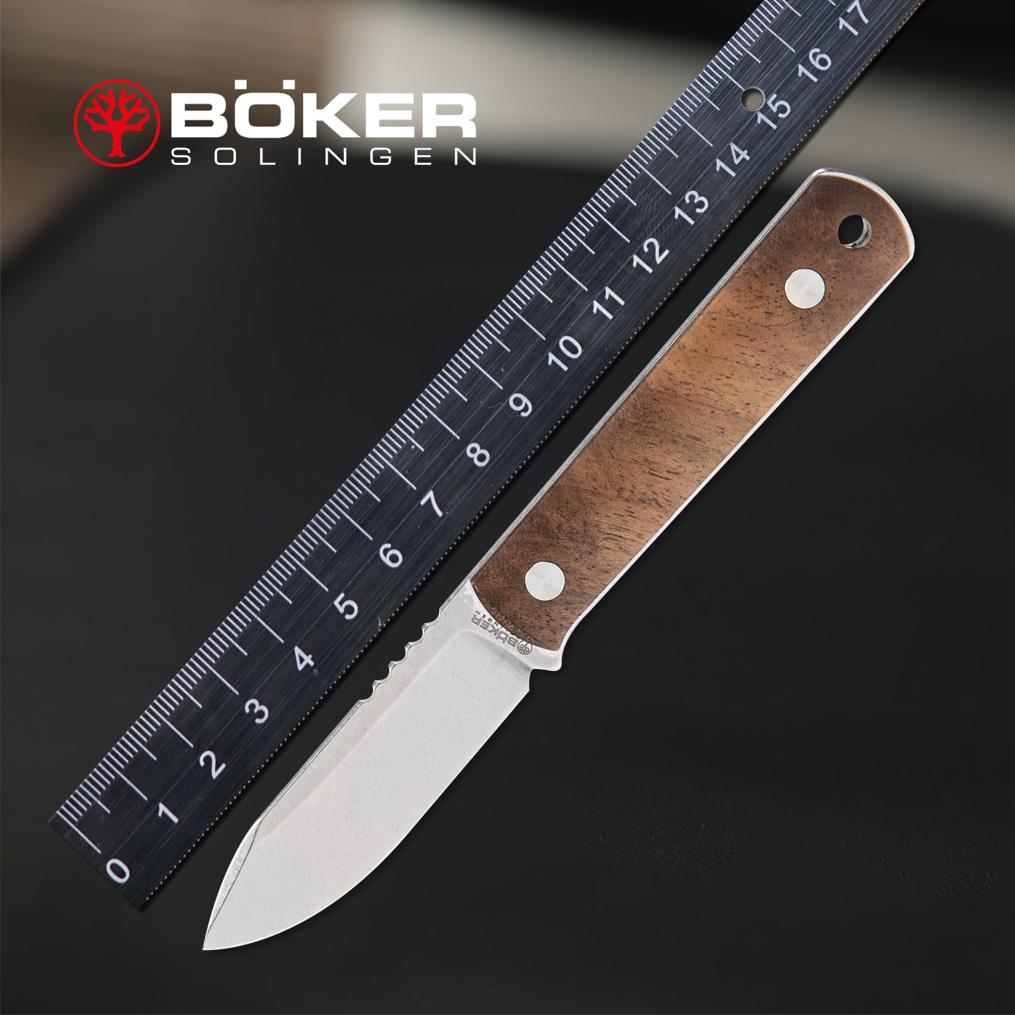 德国进口boker博克户外随身小直刀探险露营工具高硬度MagnaCut刀