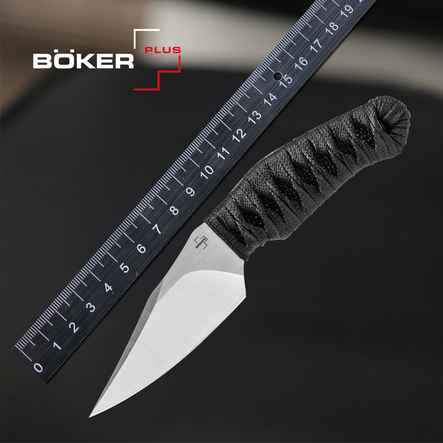 德国进口boker博克户外随身便携战术小直刀野外探险防身工具刀302