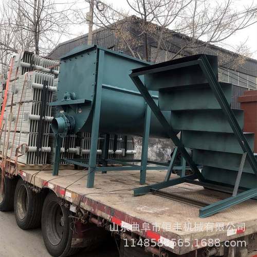 卧式搅拌机干粉砂浆饲料混合机不锈钢腻子粉双螺带卧式搅拌机