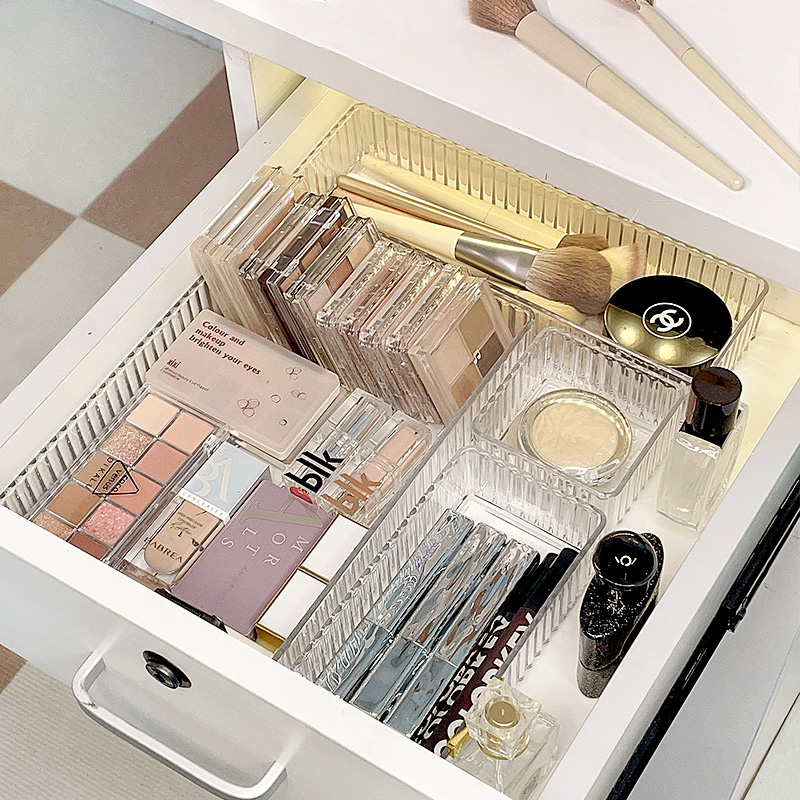 抽屉分格收纳盒多场景适用彩妆
