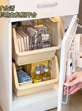 大宿小舍主机柜收纳神器宿舍好物书桌下书本收纳神器深柜置物架