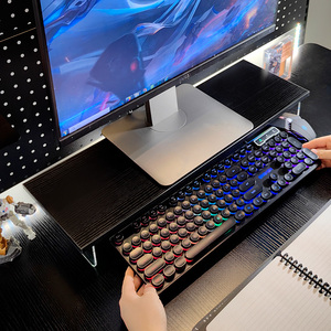 电脑桌置物架布置电竞房间装饰桌面笔记本台式显示器增高架支架