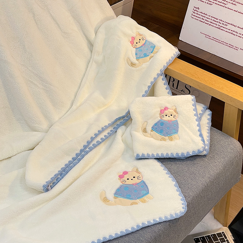 女生浴巾干发帽学生宿舍必备用品