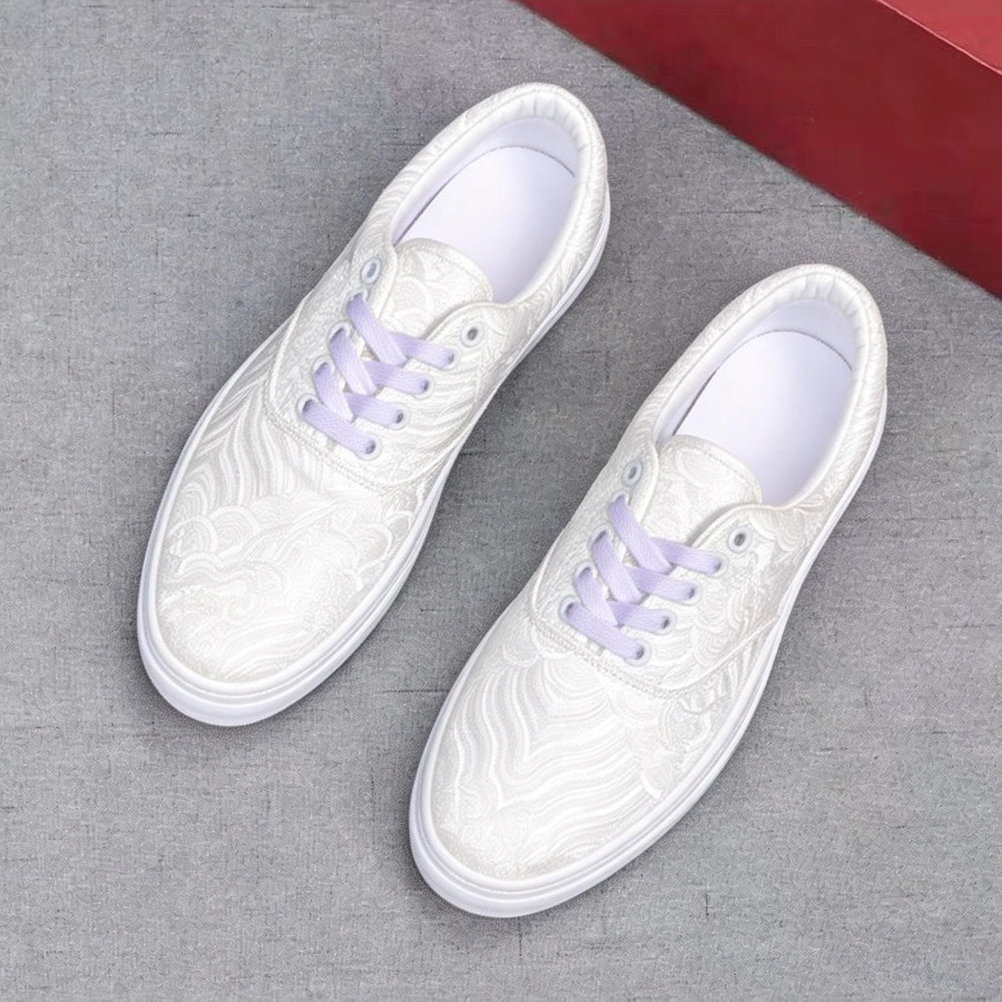 休闲板鞋男夏季单鞋厚底男鞋大码48码鞋子男款百搭透气白色帆布鞋