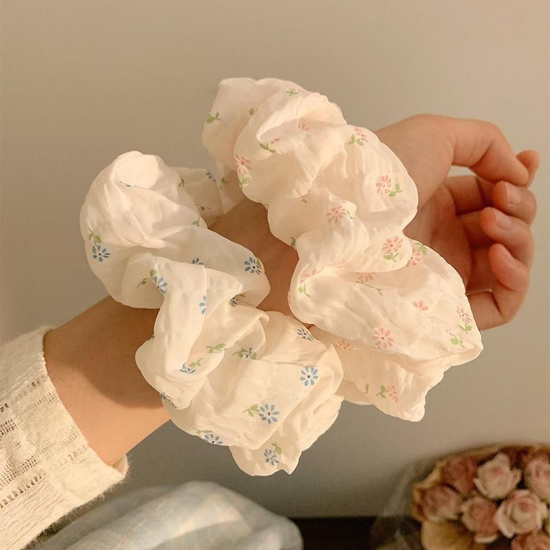 田园风森系碎花大肠发圈
