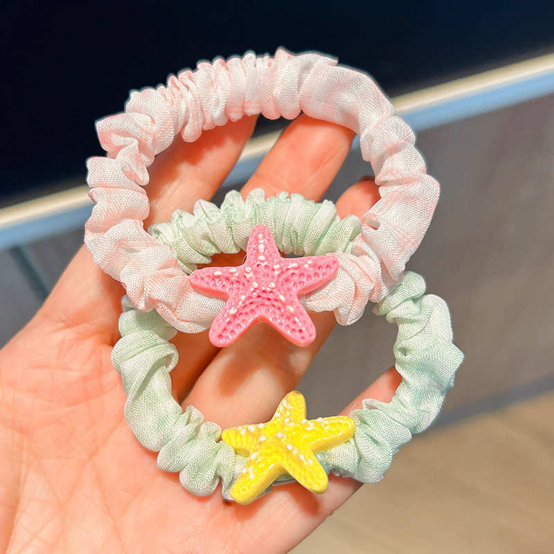 可爱海星小肠发圈女发饰