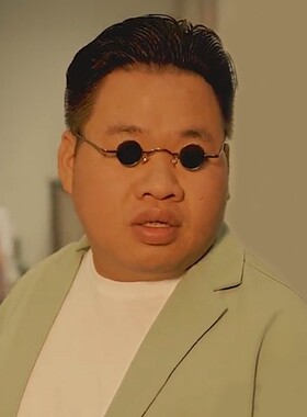 冷少男士复古圆框太子镜防紫外线