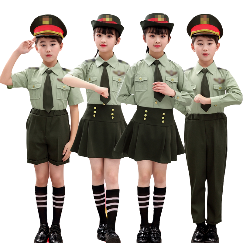 儿童小学生演出服夏令营军训