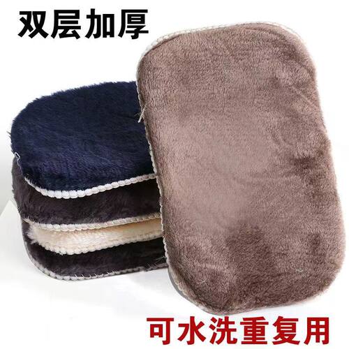 擦鞋布皮鞋擦手套式抛光巾软毛绒面通用刷子神器棉布护理专用家用