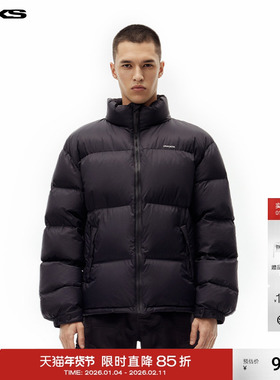 IMXS【熔岩】高充绒279g 三防光泽短款羽绒服 90白鸭绒情侣面包服