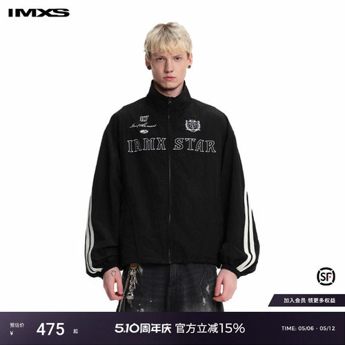 美式复古运动夹克情侣防晒上衣